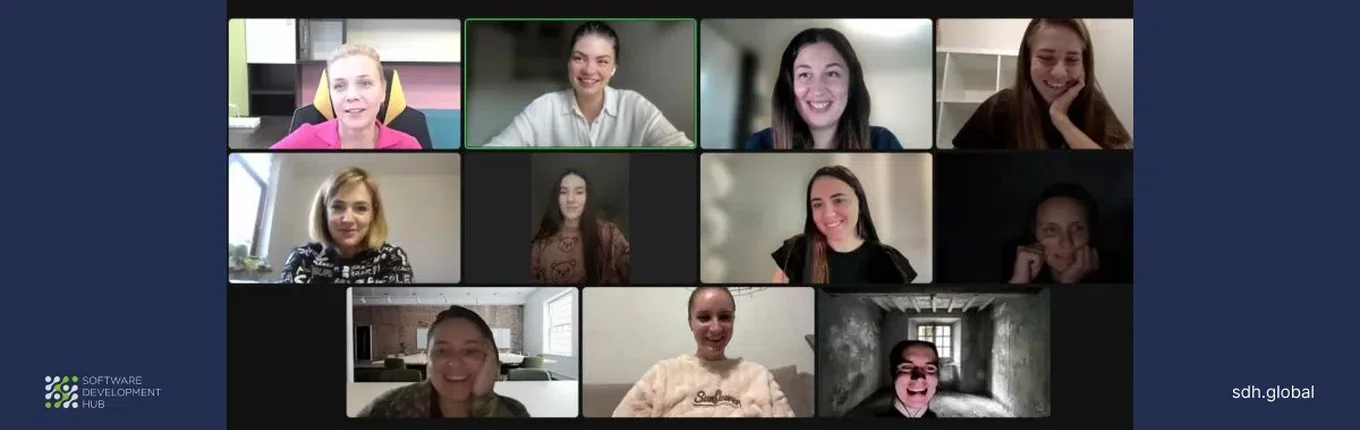SDH Team Had an Online Meeting with Psychologist Yuliia Bader